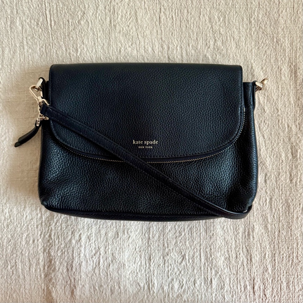 Kate Spade Leather Black Crossbody Bag